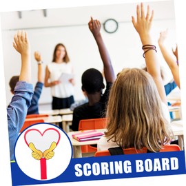 SHOWERORO 2pcs Handheld Whiteboards Dry Erase Scoreboard for Retail Stores Games