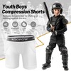 KOOPOW Youth Boys Padded Sliding Shorts Slider Pads with Soft