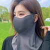 XZSXSL 2Pcs UPF 50+ Ice Silk Face Mask with Neck