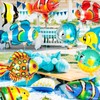 Fish Balloons Decoration, 10PCS Large Sea Animal Balloons for Kids
