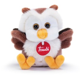 Trudi Trudino owl plush toy, owl, birthday gift, 11 x 14 x 11 cm, size XS, Trudini classic plush toy, model 52234