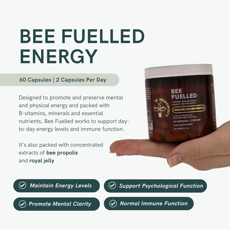 Bee Fuelled Daily Energy Supplements by Dr Sosnowski's | Daily