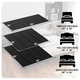 Imperius Bed Support Slats for Support to,(76”x58” Queen Size),Bed Support Slats for Support to Streamline and Minimize The Bed,Sleeper Sofa Board,Foldable Box Spring