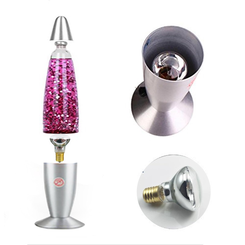 Lava Lamp Bulb 4 Pack 30W E17 R39 Reflector Type