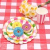 4 Pack Red Table Cloth, Plastic Birthday Table Cover Disposable