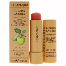 LErbolario L'Erbolario Lip Gloss - Apple and Mandarin Juice - 0.15 oz Lip Balm