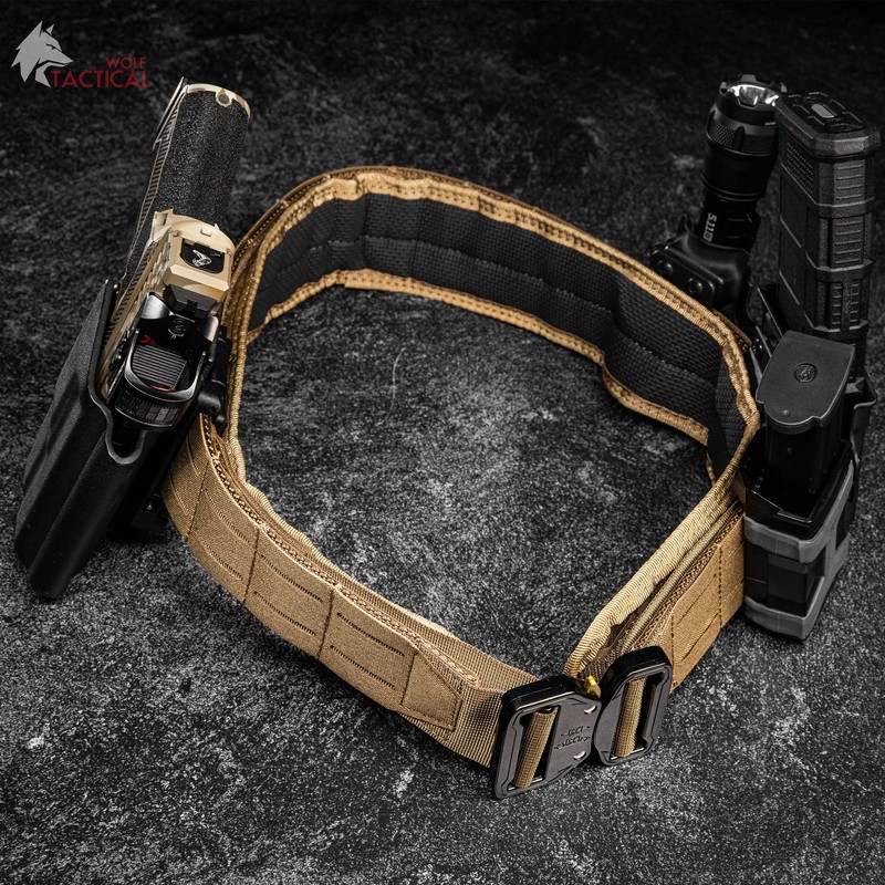 WOLF TACTICAL Molle Battle Belt - 2' Quick-Release War Belt