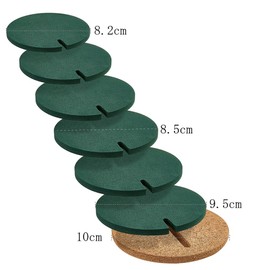 MinniLove Cactus Shape Design DIY Handmade Anti-slip Insulation Anti-Hot Easy Wash Eco-friendly Odor-free (7 pcs per set)