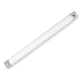 Hunter Steel Ceiling Fan Downrod, 12" Length,for Use with Hunter Ceiling Fans, White Finish