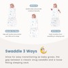 ZIGJOY Sleep Sack Swaddle 1.0 Tog Baby Wearable Blanket 100%
