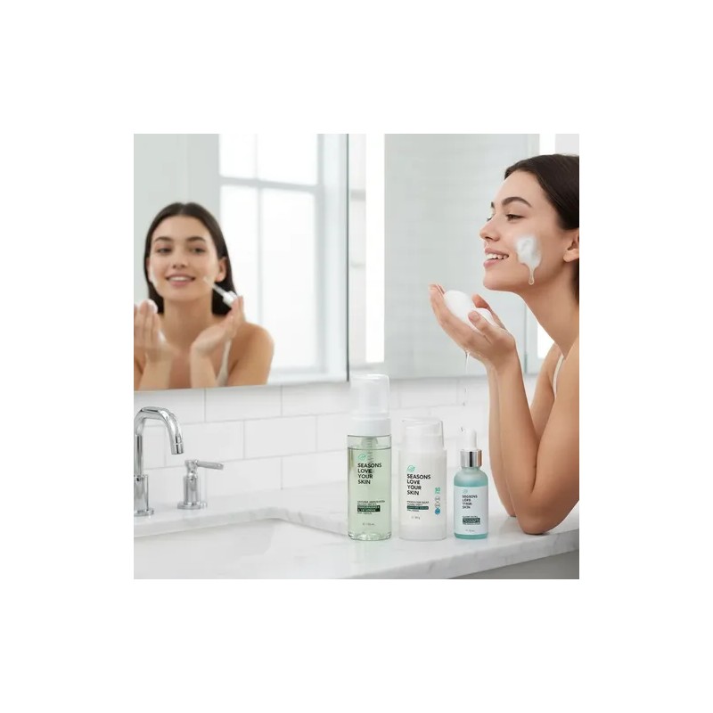 Kit Skincare Seasons Control Grasa Niacinamida Piel Grasa