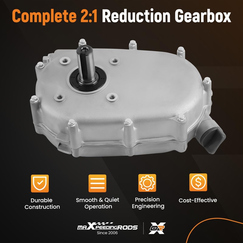 maXpeedingrods Complete 2:1 5.5HP Reduction Gearbox for Honda GX160 GX200,