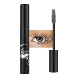 Silver Glitter Mascara – Sparkling Metallic Lash Shine for Party & Festival Looks – Long Lasting, Flake-Free, Smudge-Proof Eye Makeup – Bold Silver Lash Color for Glam Effects