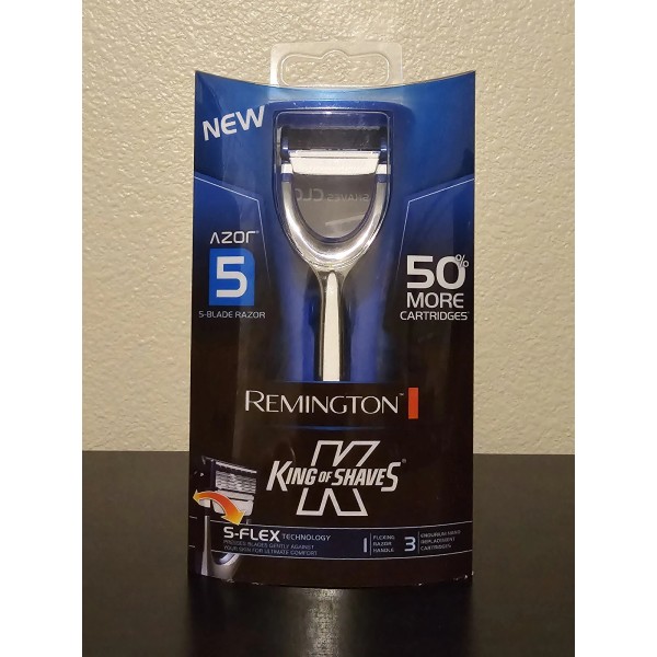 Remington King of Shaves Razor 5 Blade Men's Razor w/