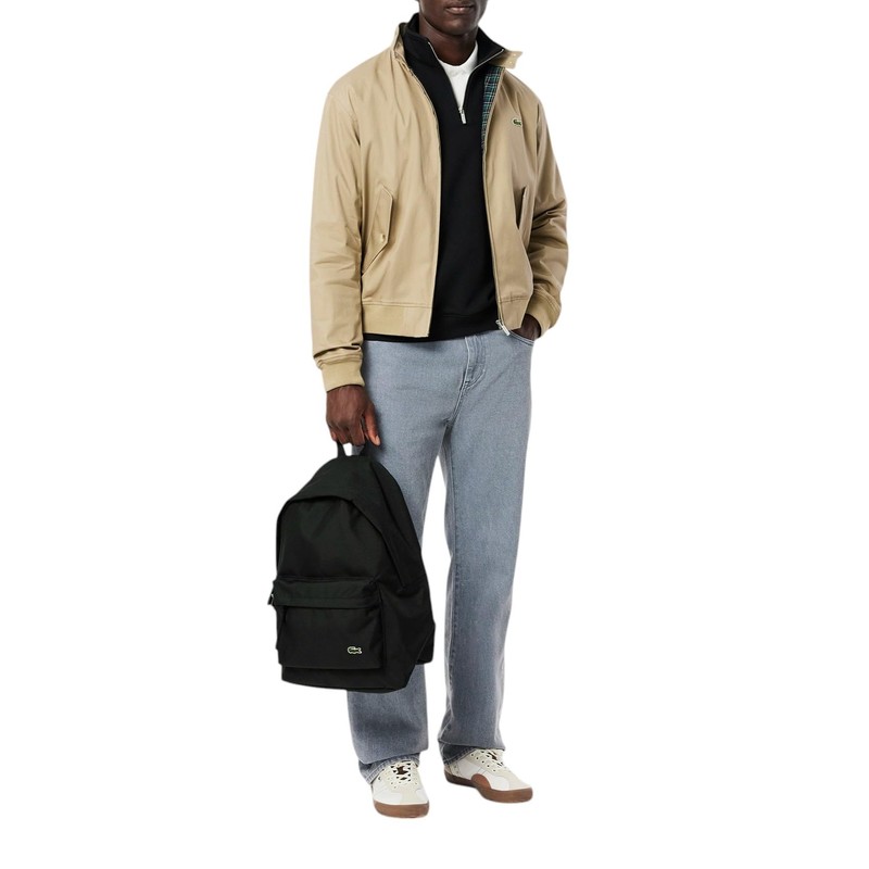 Lacoste Unisex Neocroc Backpack, Black, One Size