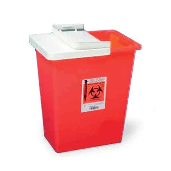 SHARPS CONTAINER 8GL RED (EA)