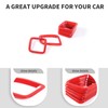 Jimen Compatible with Jeep Compass 2017-2020, 7PCS Front Grille Inserts
