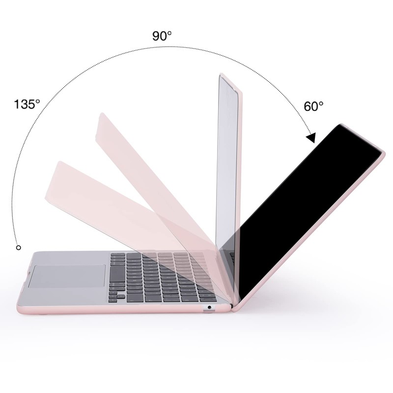 EooCoo Compatible with MacBook Air 13 inch Case M5 2026-2022