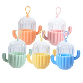 WOONEKY Beauty Egg Box Makeup Sponge Travel Case Reusable Sponge Protector 5 Piece Set