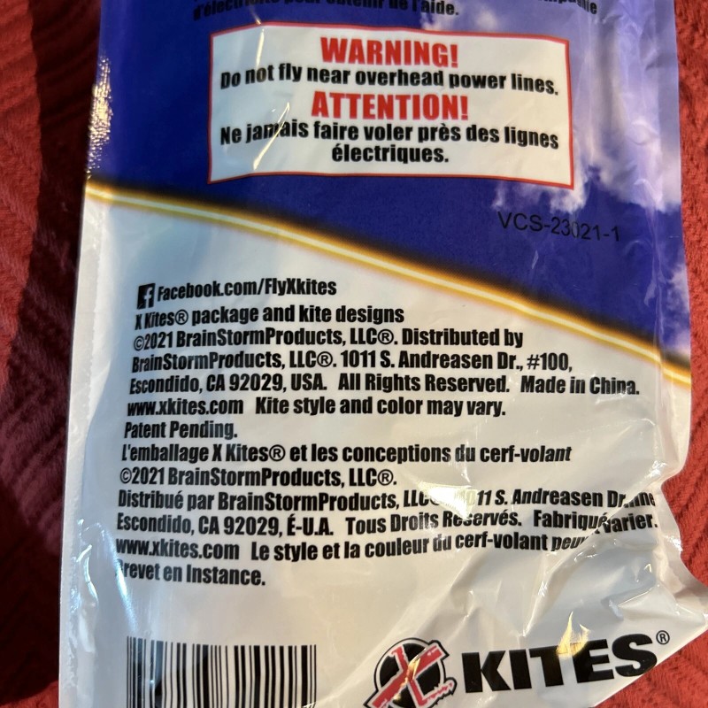 X Kites Kite Beetle 28in Buzzkite Poly W/Sound Effect SkyTails