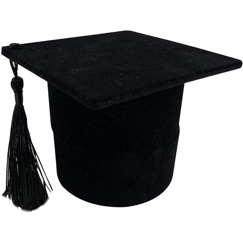 SAFRI Graduation Teddy Gift Keepsake Glass Bear Ornament Congratulations Message