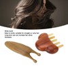 Sandalwood Massage Comb Wide Tooth Scalp Scraping Comb with Nose