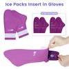 SuzziPad Replacement Ice Gel Packs for Cold Therapy Gloves and