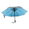 Portable Umbrella with Fan 8 Fiberglass Ribs Windproof Umbrella for