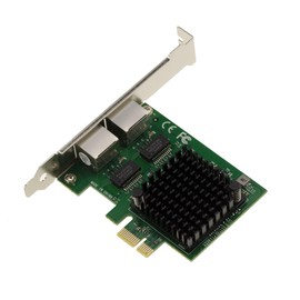 KALEA-INFORMATIQUE PCIe Network Controller Card 2.5G 2 Gigabit Ethernet Ports 2 RJ45 Ports Dual Chipset Intel I226 SRKTU Support 10 100 1000 2500 1G 2.5G