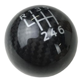 YIMORIA for Ford for Mustang 2015-2020 6 Speed Gear Shifter Knob Carbon Fiber Black