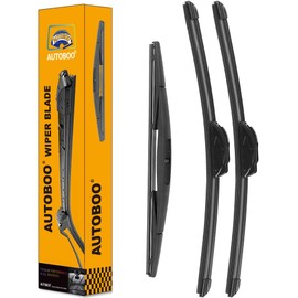 AUTOBOO 26"+22" Windshield Wipers Blades Replacement for Honda Pilot 2023 2024 2025 with 14 Inch Rear Wiper Blade -Original Factory Quality (Pack of 3)