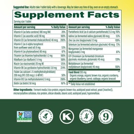 MegaFood Multivitamin for Men 55+ One Daily Mens Multivitamins, Methylated B12, Vitamin D3, C & Zinc - Healthy Aging, Bone & Muscle Health & Immune Support - Vegetarian - 120 Tablets