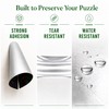 36 pcs Silver Square Puzzle Saver Sheets, Preserve & Frame