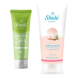 Crema Facial De Arroz Y Concha Nácar Sheló Nabel +18