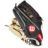 WILSON Guante de béisbol Unisex para Adolescentes, 11 Pulgadas, Beige/Negro,