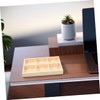 Zerodeko Wooden Storage Divider Box with Compartments Stylish Organizer for
