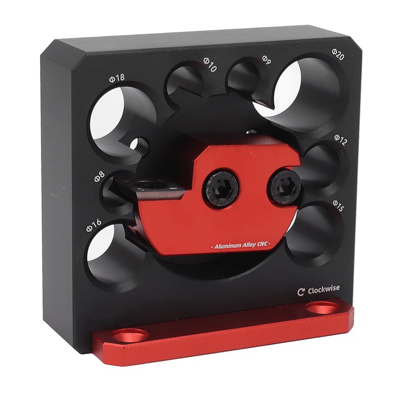 AUNMAS Wood Plug Cutter 8 Holes Adjustable Aluminum Alloy Dowel