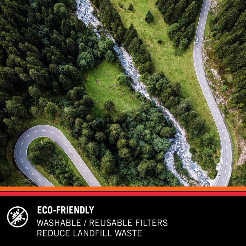 K&N RU-5107 Universal Clamp-On Air Filter