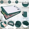 Meiikun Small Clipboard with Storage, A5 Clipboards with Pen Holder,