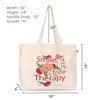 FINGERCRAFT Lightweight Canvas Shopping Bag Large Capacity Multipurpose Shopping Bag