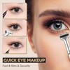 Fokroin Eyeliner Stamp, Lower Lash Stamp, 2-in-1 Lower Eyelash Stamp