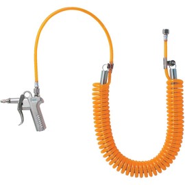 TRUSCO(トラスコ) スプリング式ウレタンコイルホース ダスターセット 2m TD-75SC-3S