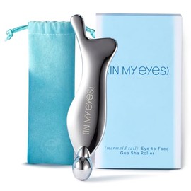 In My Eyes Gua Sha Tool for Face & Eye, Stainless Steel Gua Sha Facial Massager Tool for Reduce Puffiness, Ease Facial Tension & Promote Lymphatic Dra