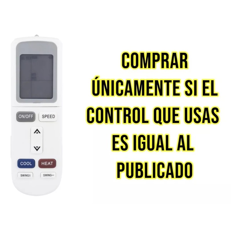 Control Mirage Minisplit Aire Clima Ykr-l/102e Ykr-l/401e