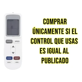 Control Mirage Minisplit Aire Clima Ykr-l/102e Ykr-l/401e