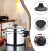 suiwotin 2pcs Dutch Oven Knob, Black Lid Knob Replacement for