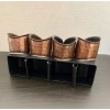 Decor Napkin Ring Hammered Copper Design Napkin Holder Tabletop Dining