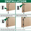 URDOGSL 24" Heavy Duty Cane Bolt Gate Drop Rod with