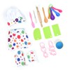 26 Pcs Children Chef Set Washable Safe Kids Chef Role