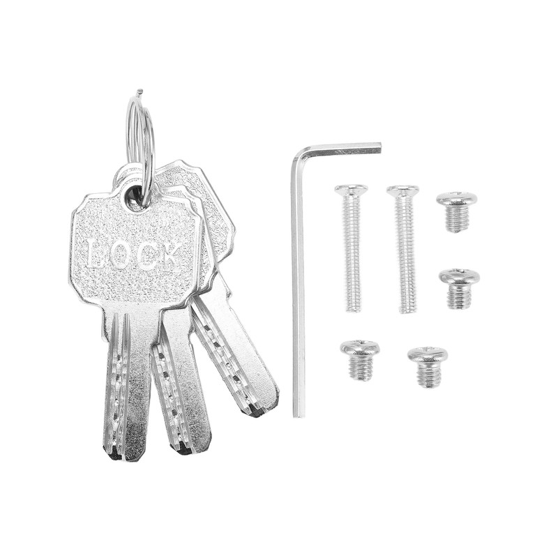 2PCS Push Sliding Gate Lock Corrosion Resistant Antioxidant Stainless Steel